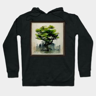 Japanese green maple tree Hoodie